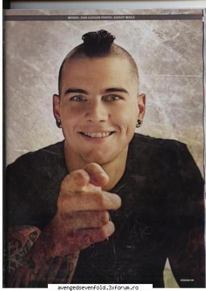 M.Shadows picts - black*heart - M.Shadows