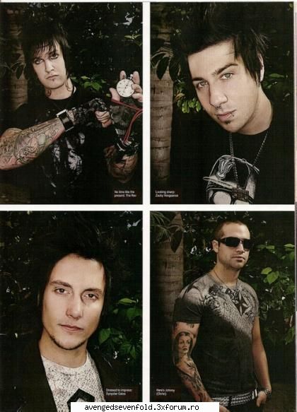 poze cu A7X - new pic 2...doamne ce mumosi sunt - Despre A7X