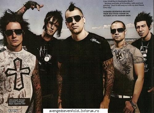 poze cu A7X - plagued_love - Despre A7X