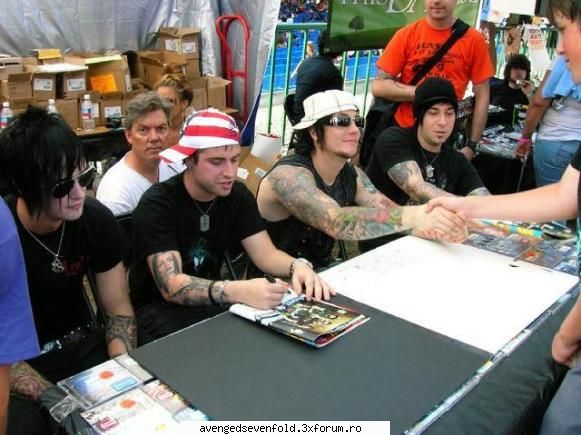 with papa gates :) poze cu a7x